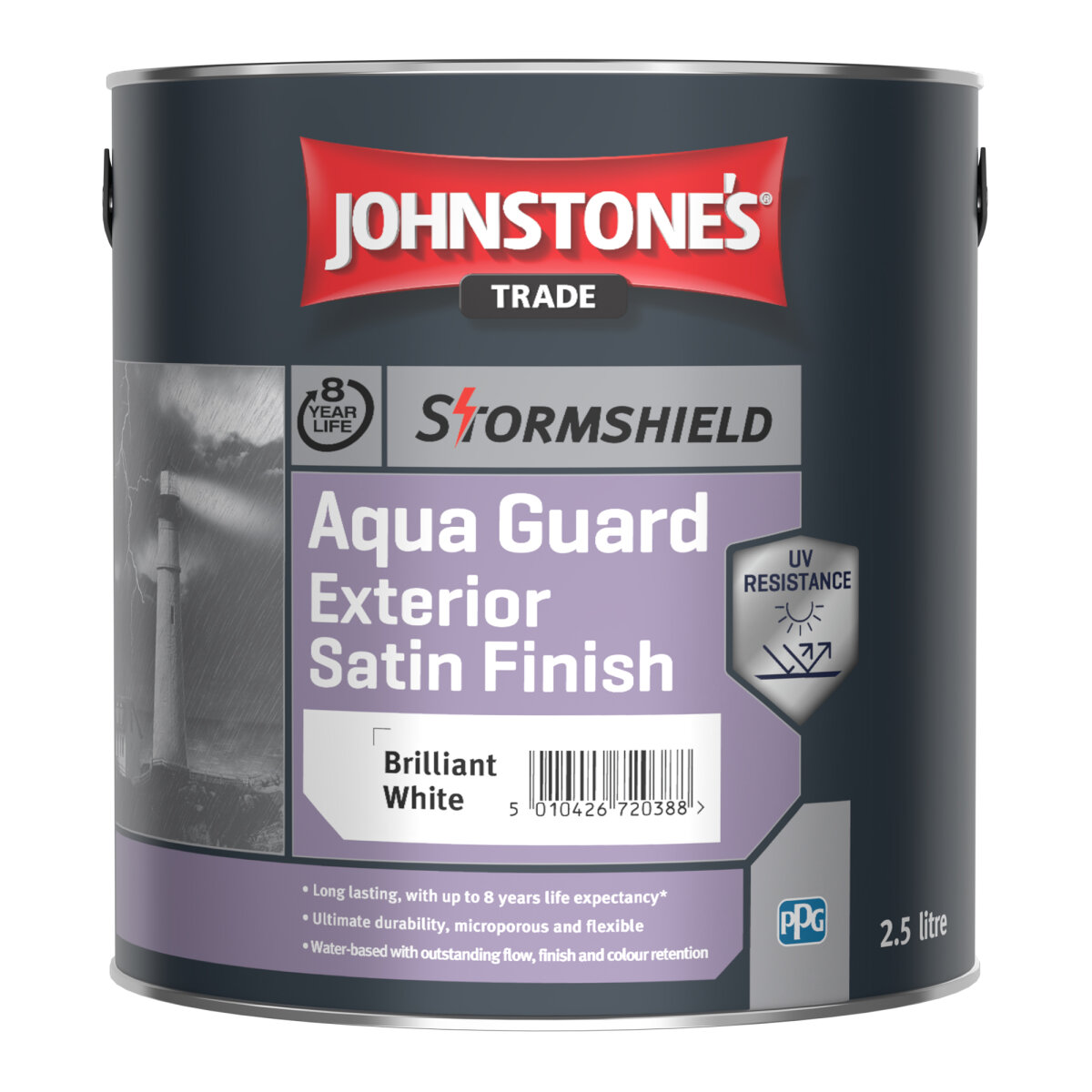Stormshield Aqua Guard Exterior Satin Brilliant White 2.5L (AF09151005J)