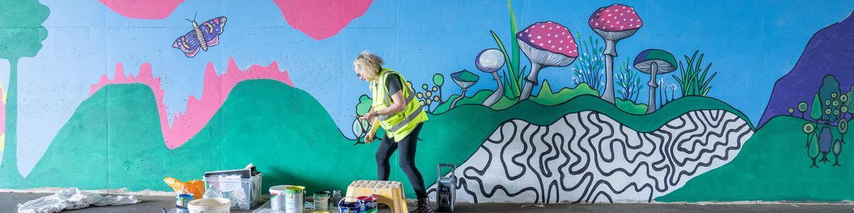 A New Mural Comes To Reading!