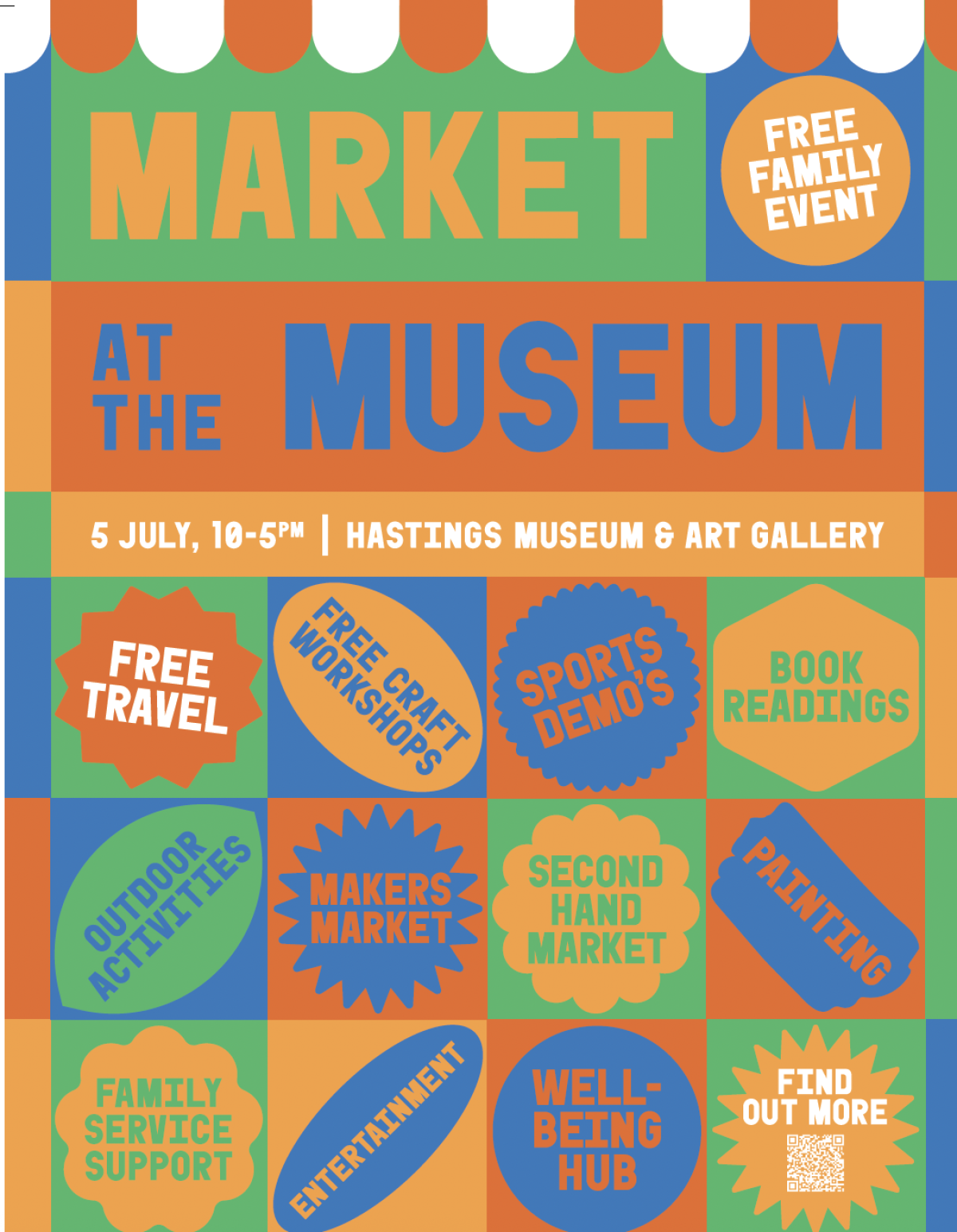Supporting Hastings' Market At The Museum With Paint Donation