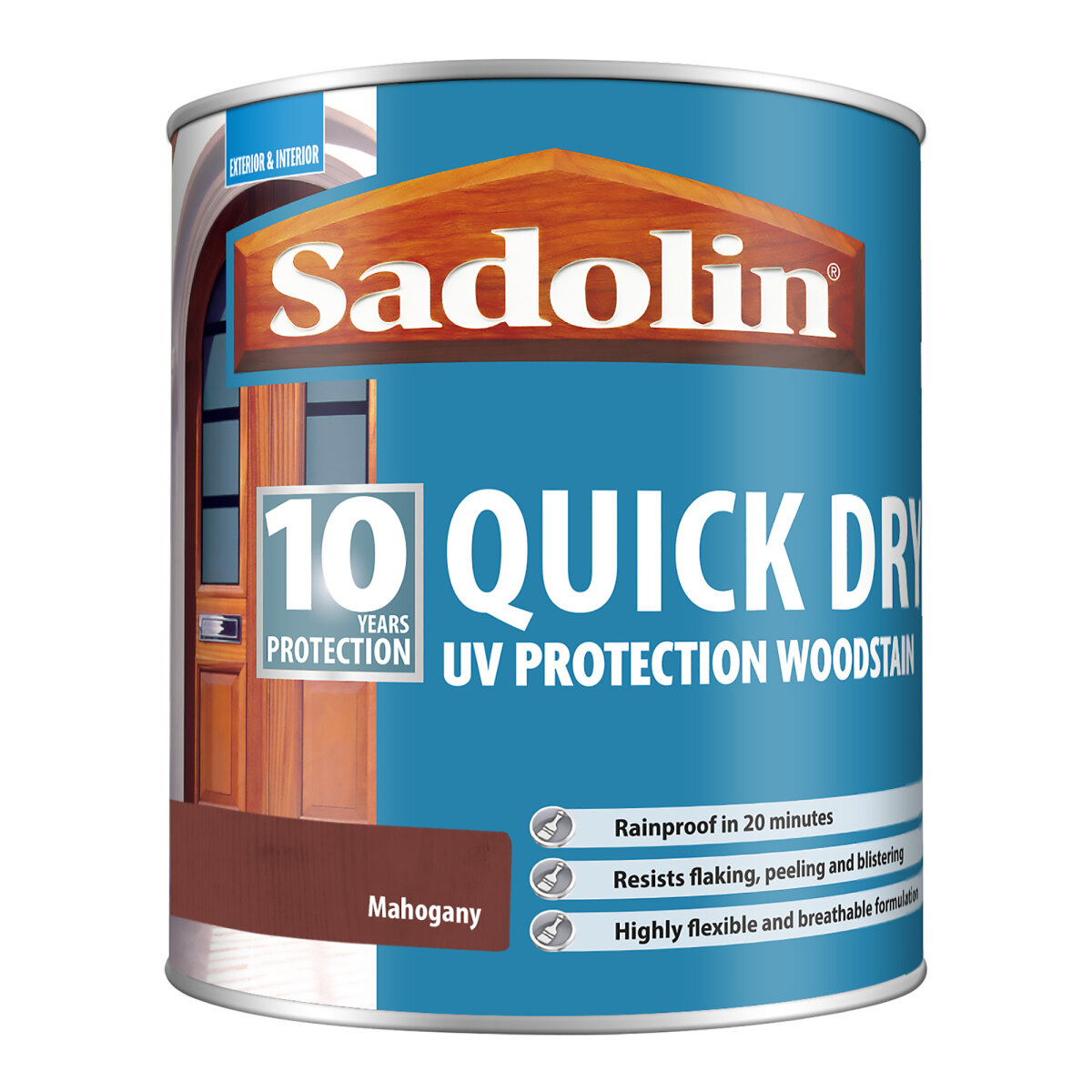 10 Year Quick Dry Woodstain 1L Mahogany (HA5722130N)