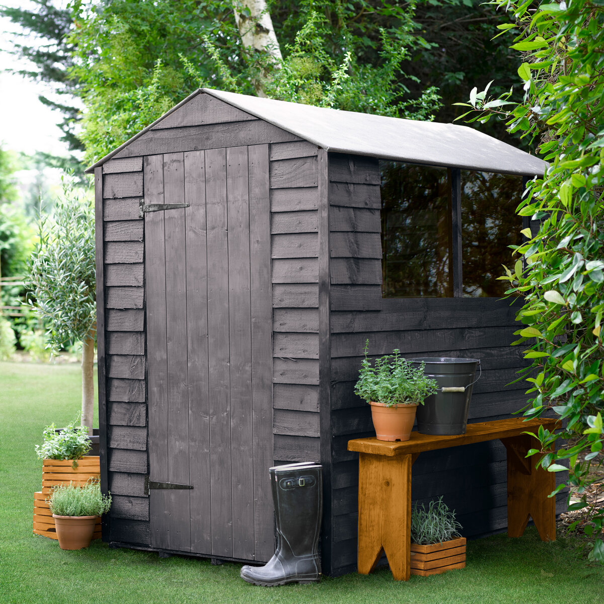 10 Year Quick Dry Woodstain Grey Shadow (HA5722115)
