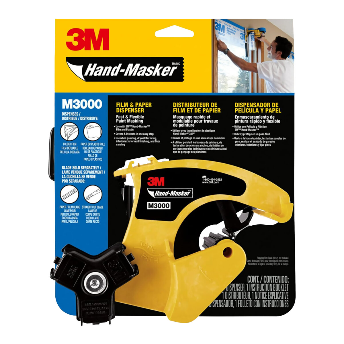 Hand-Masker M3000 Film & Paper Dispenser (NT390704)