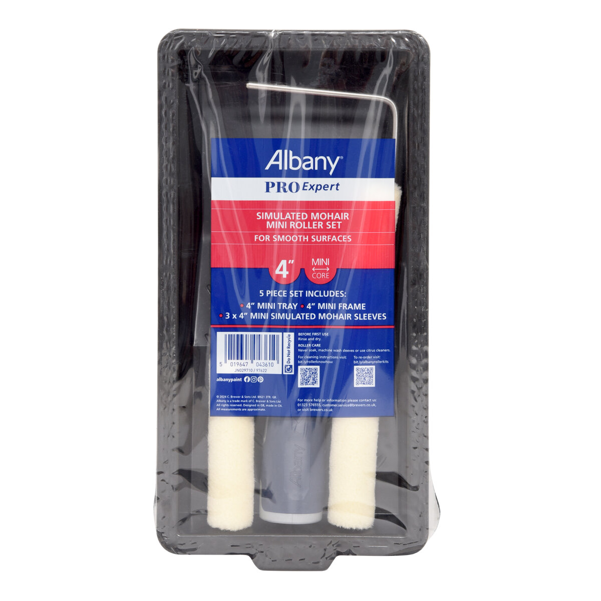 Pro-Expert Simulated Mohair Mini Roller Set (JN029710)