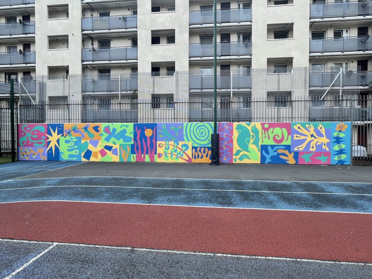 School Children Pay Homage To Matisse With A Mural In Albany!