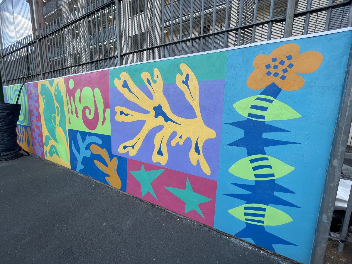 School Children Pay Homage To Matisse With A Mural In Albany!