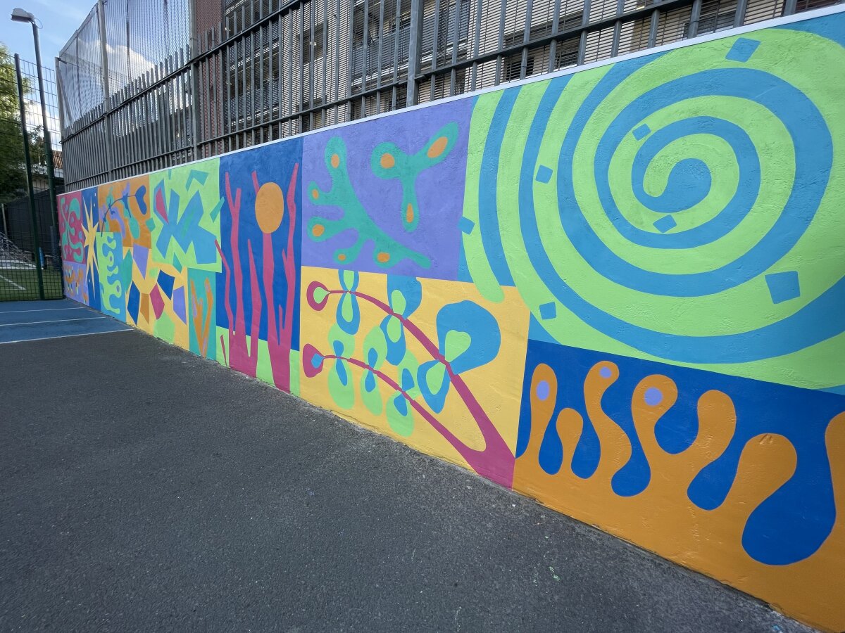 School Children Pay Homage To Matisse With A Mural In Albany!