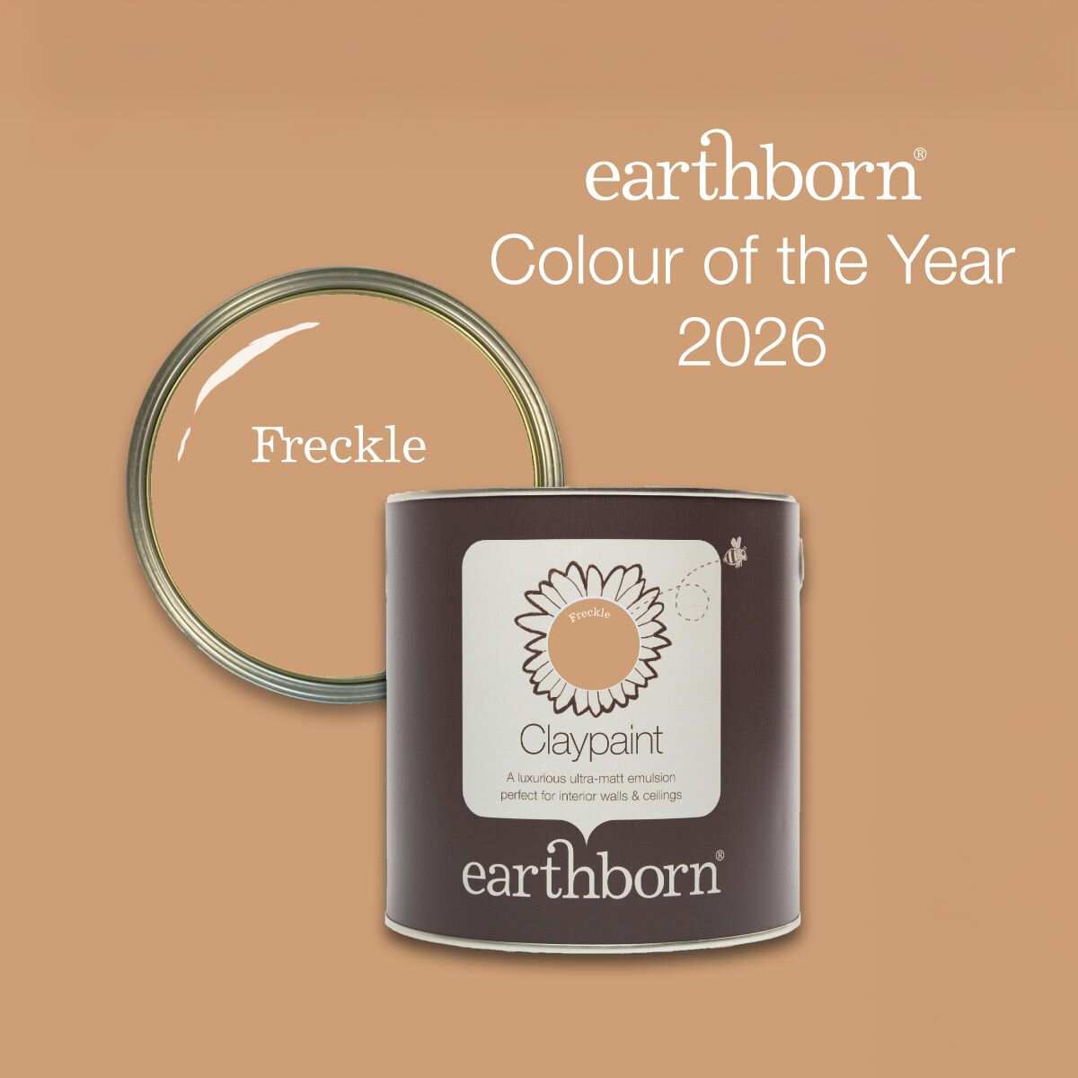 Rooted In Nature - Earthborn Announces Freckle As Colour Of The Year 2026!