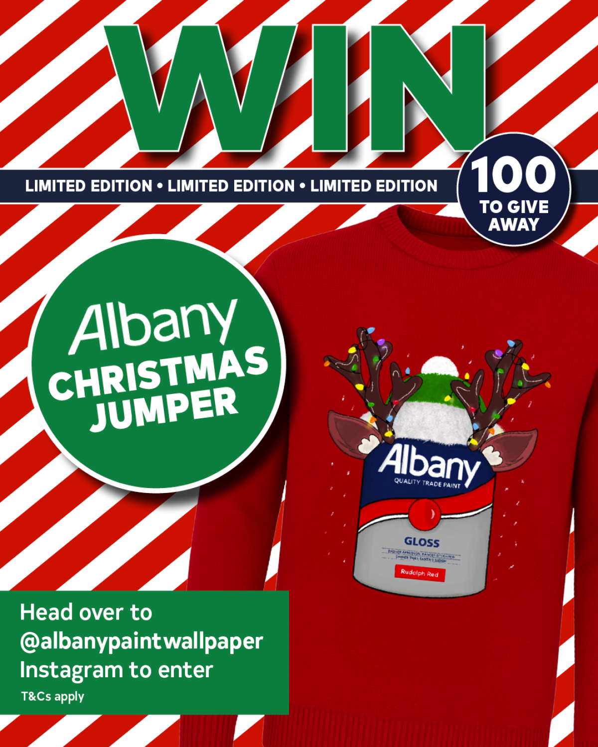 Your Chance To Win A Limited Edition Christmas Jumper With Albany!