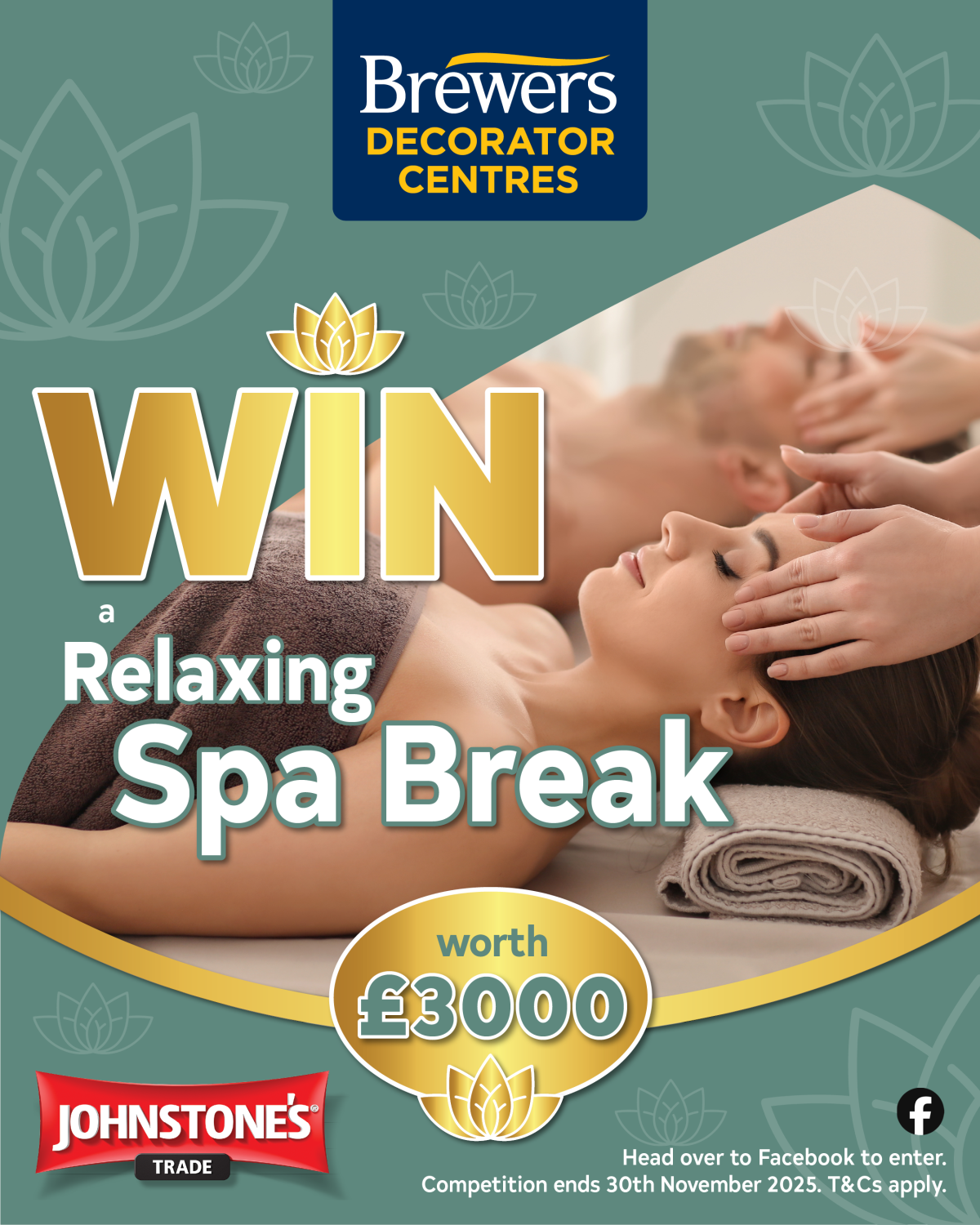 Win A Luxury Spa Break With Johnstone's Trade!