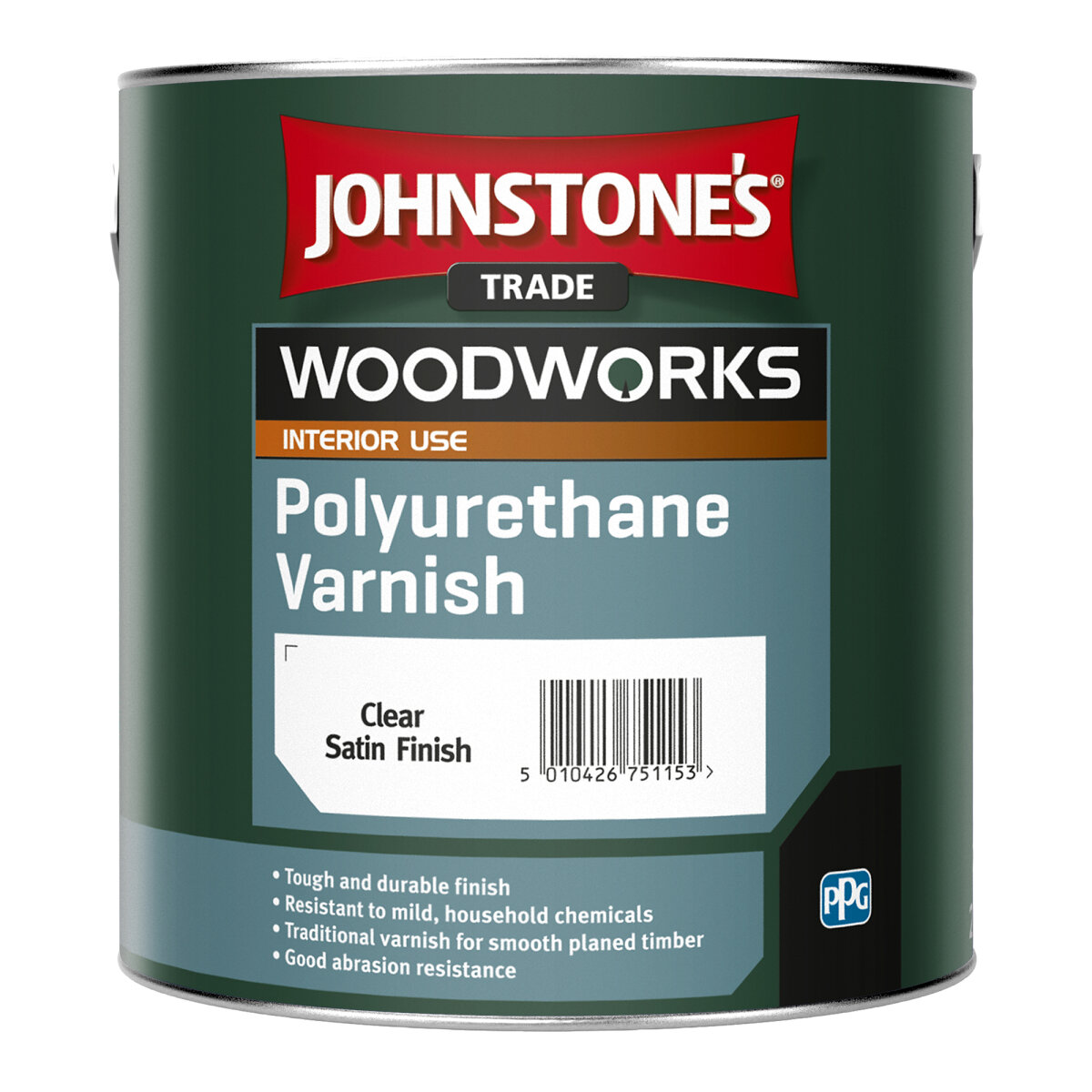 Polyurethane Varnish Satin Clear 2.5L 2025 (HA346710J)