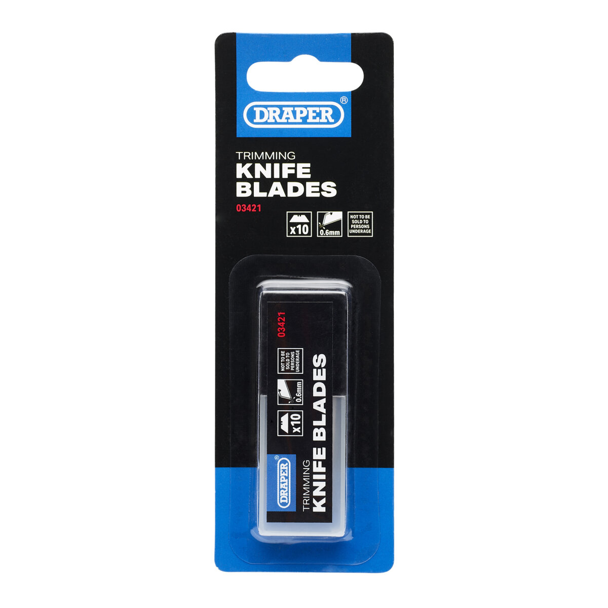 Heavy Duty Trimming Knife Blades Pack of 10 (LA56091050)