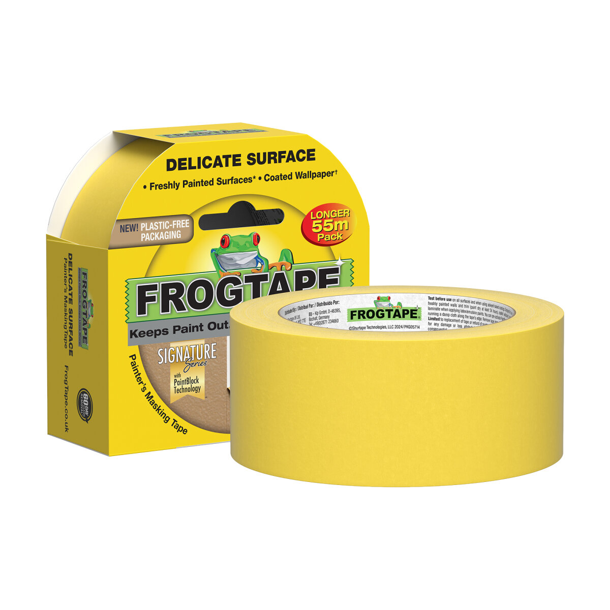 Yellow Delicate Surface Masking Tape 48mm x 55m (NT3715002C)