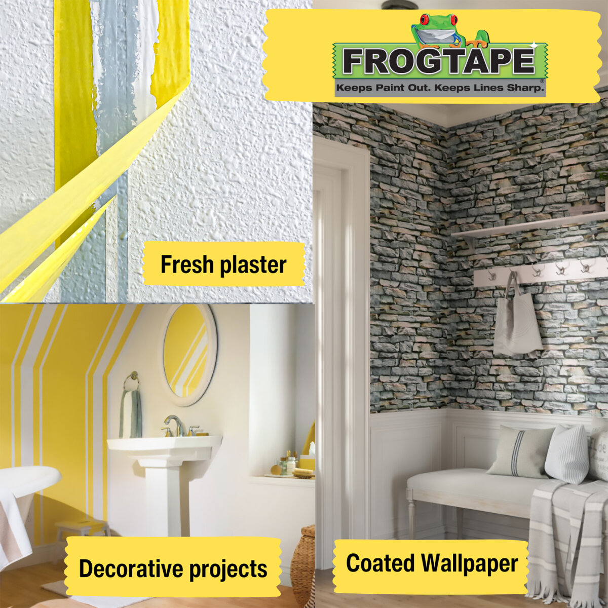 Yellow Delicate Surface Masking Tape (NT3715002)