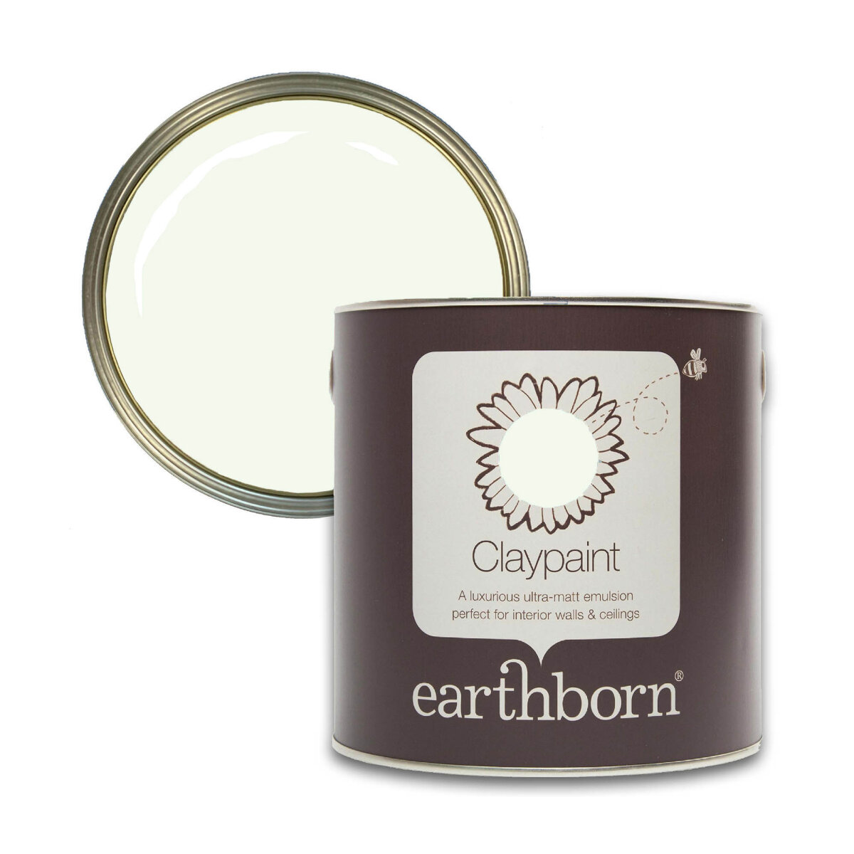 Earthborn Claypaint Pale Pip Tin Swatch (AV053186)