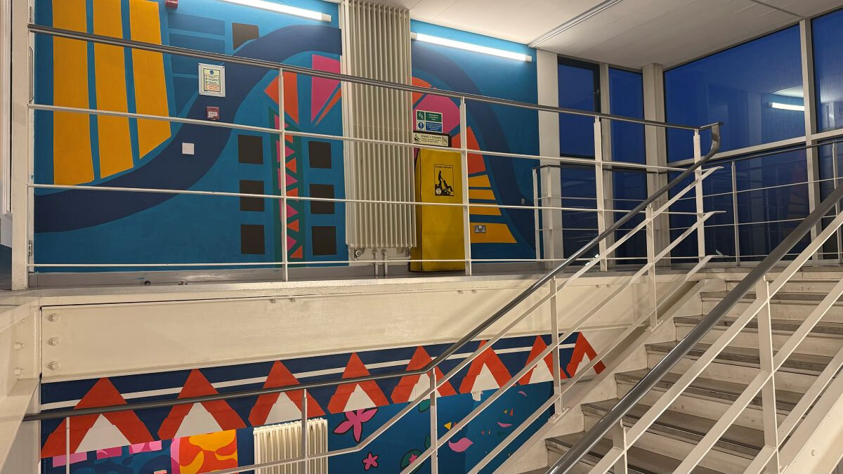 Art Students Create Large-scale