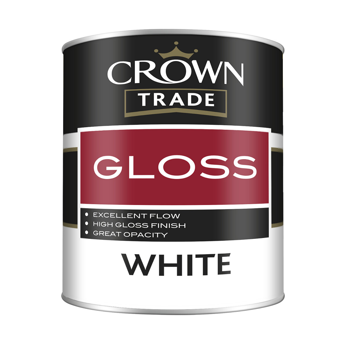 Crown Trade Gloss 1L White (AD0101002N)
