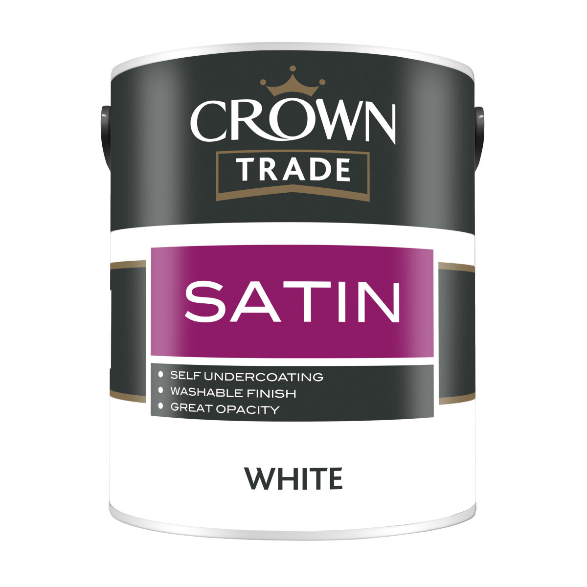 Crown Trade Satin White 5L (AD01361002F)