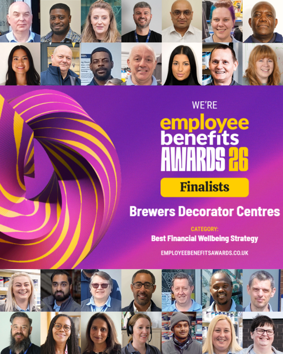 Brewers shortlisted for employee benefits award for best financial wellbeing strategy.