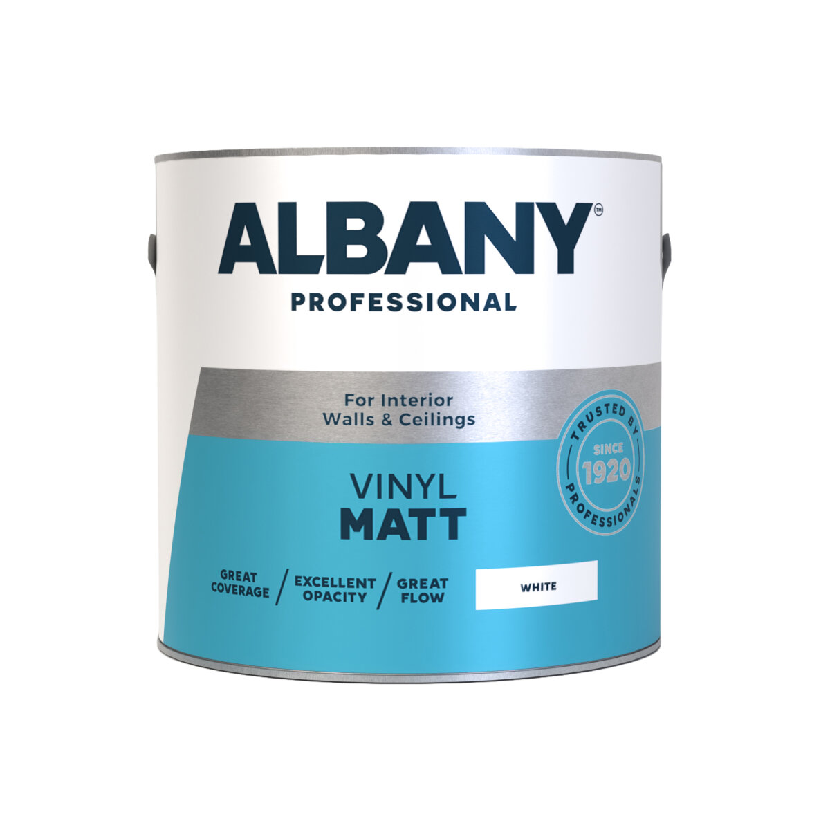 Albany Vinyl Matt White 2.5L Front (AA0117001J)