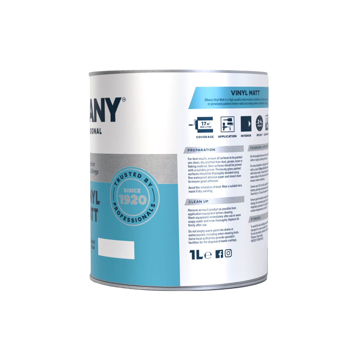 Albany Vinyl Matt 1L Side