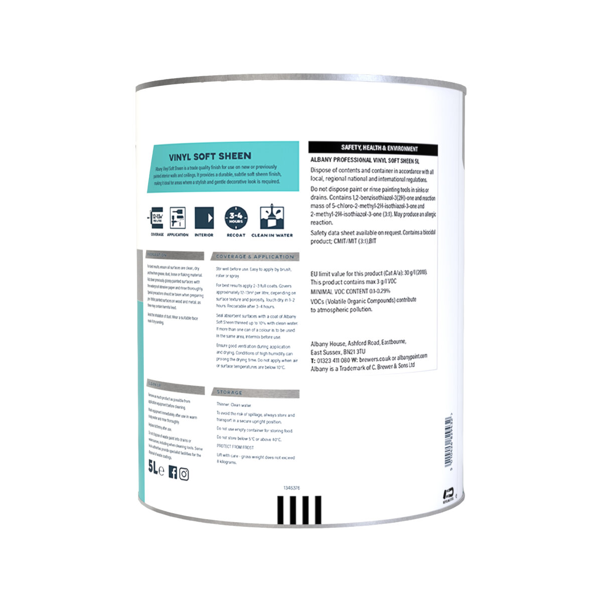 Albany Vinyl Soft Sheen 5L Back