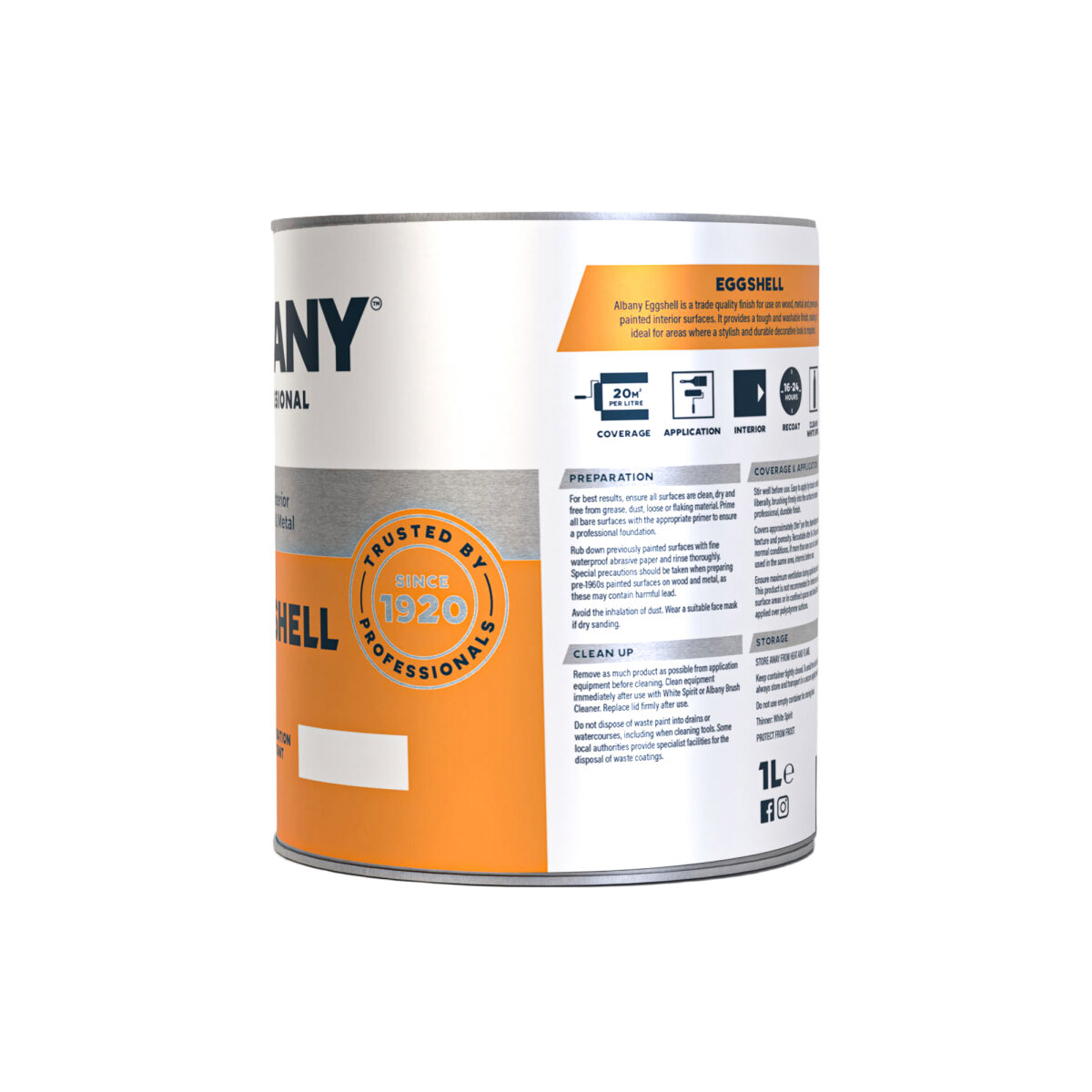 Albany Eggshell 1L Side