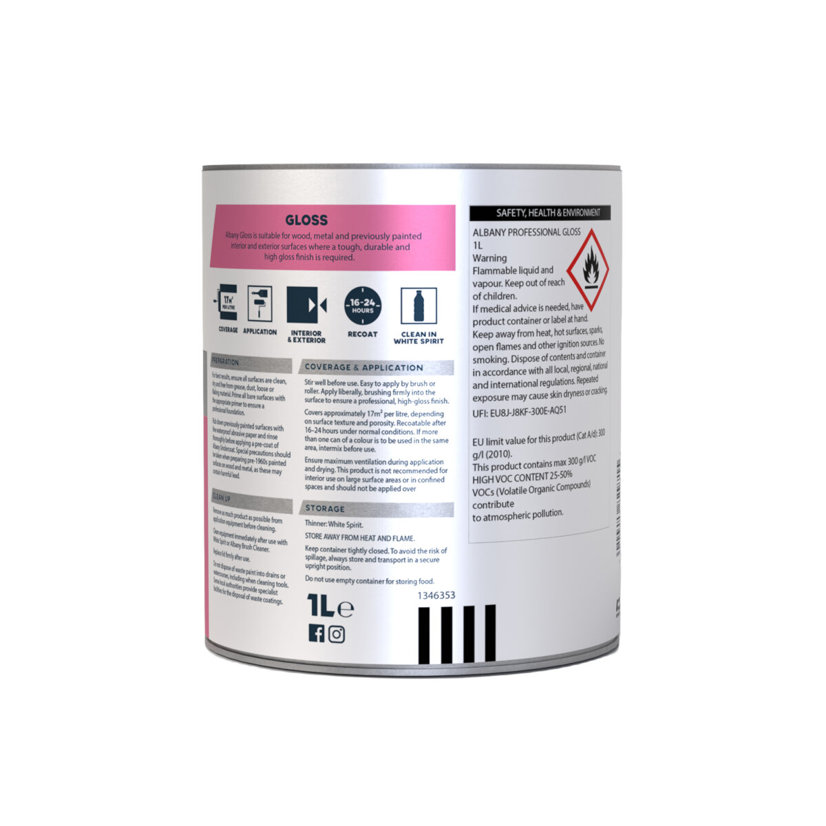 Albany Gloss 1L Back