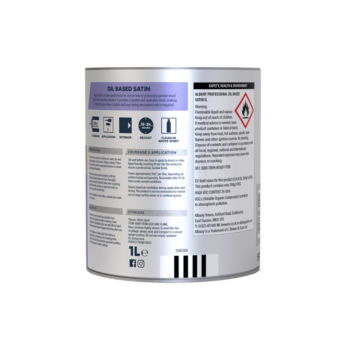 Albany Satin White 1L Back (AA0136001N)