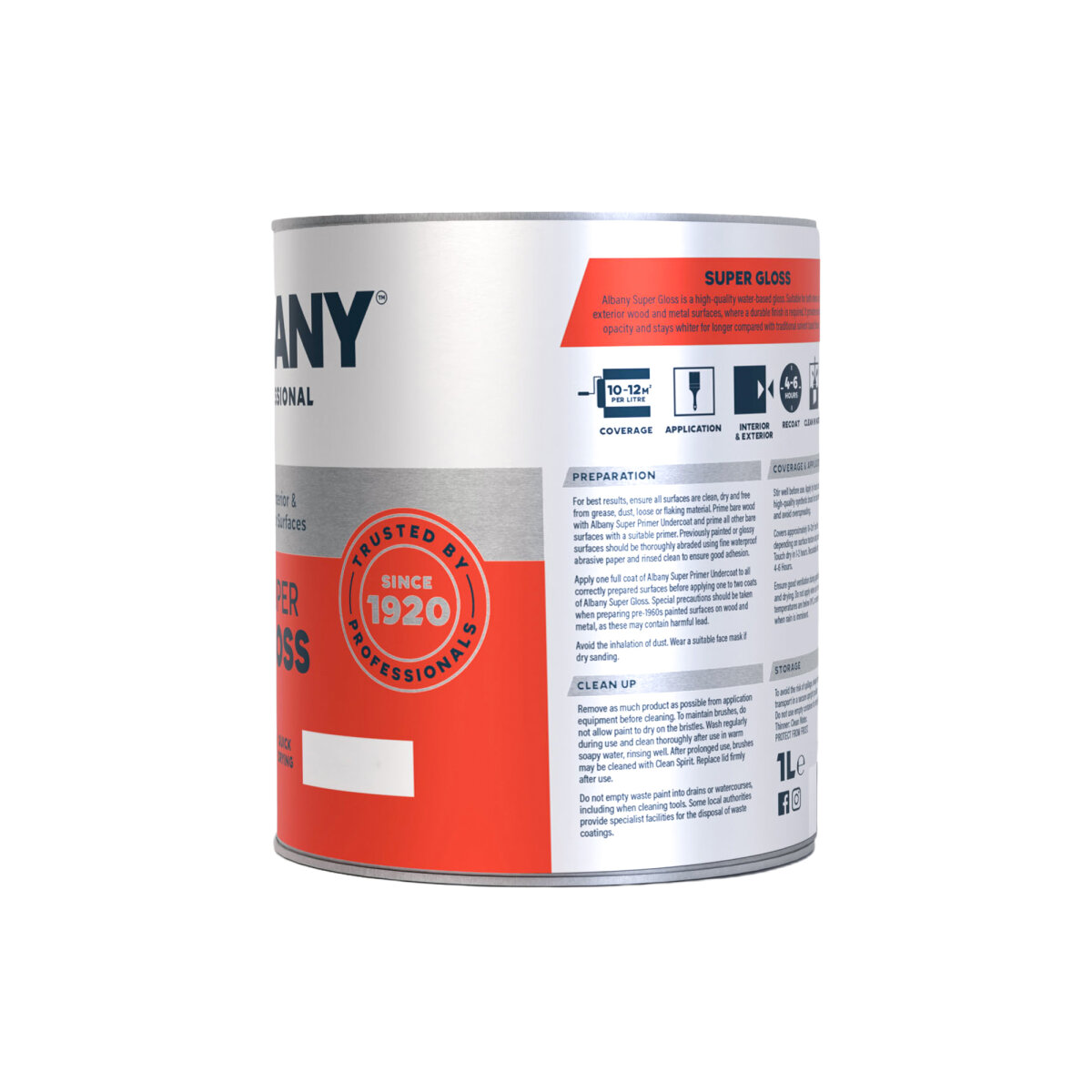Albany Super Gloss 1L Side