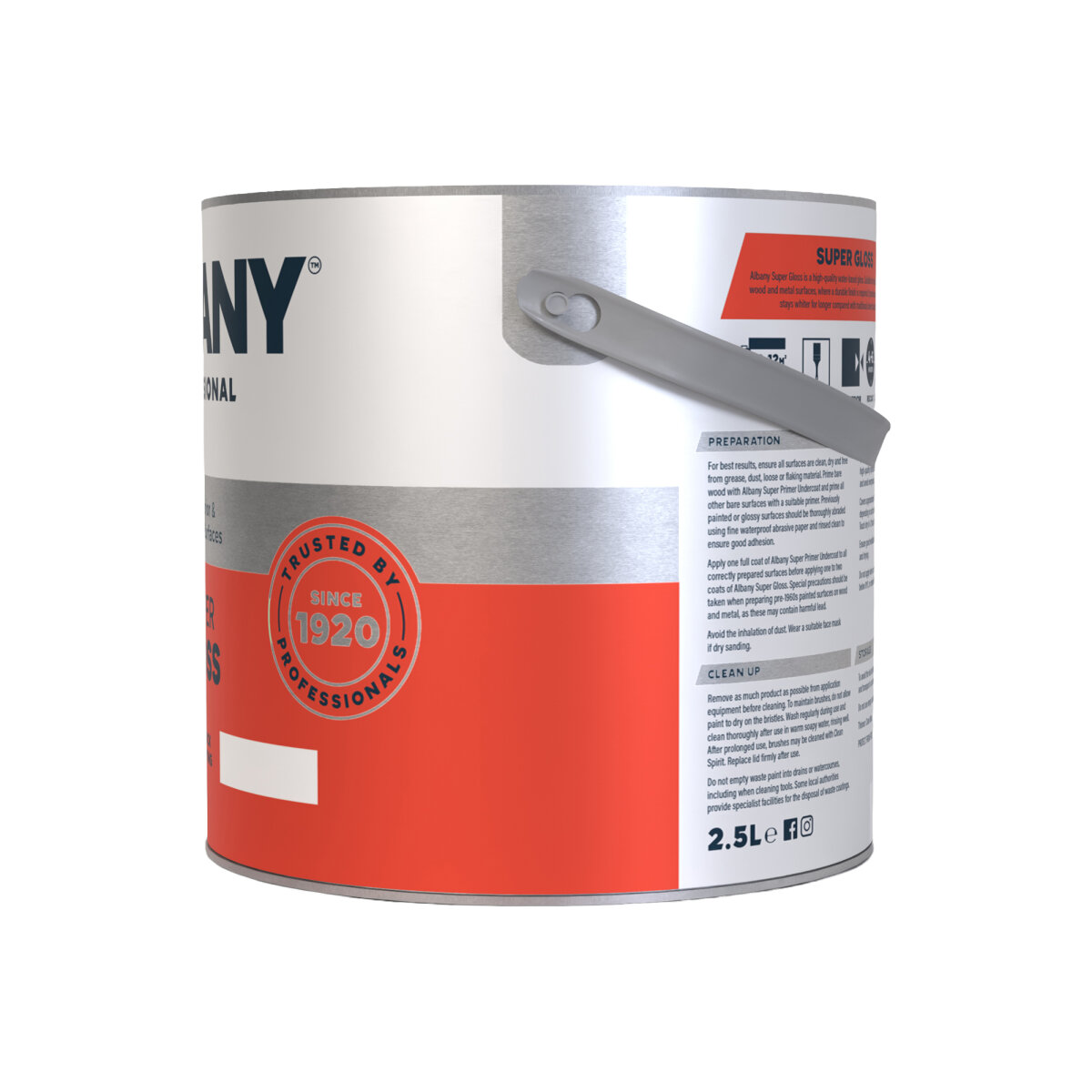 Albany Super Gloss 2.5L Side