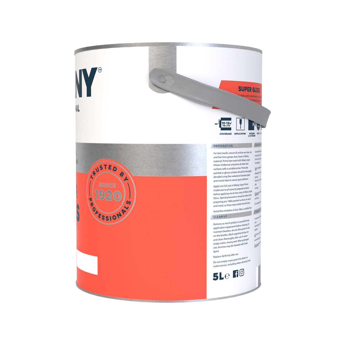Albany Super Gloss 5L Side