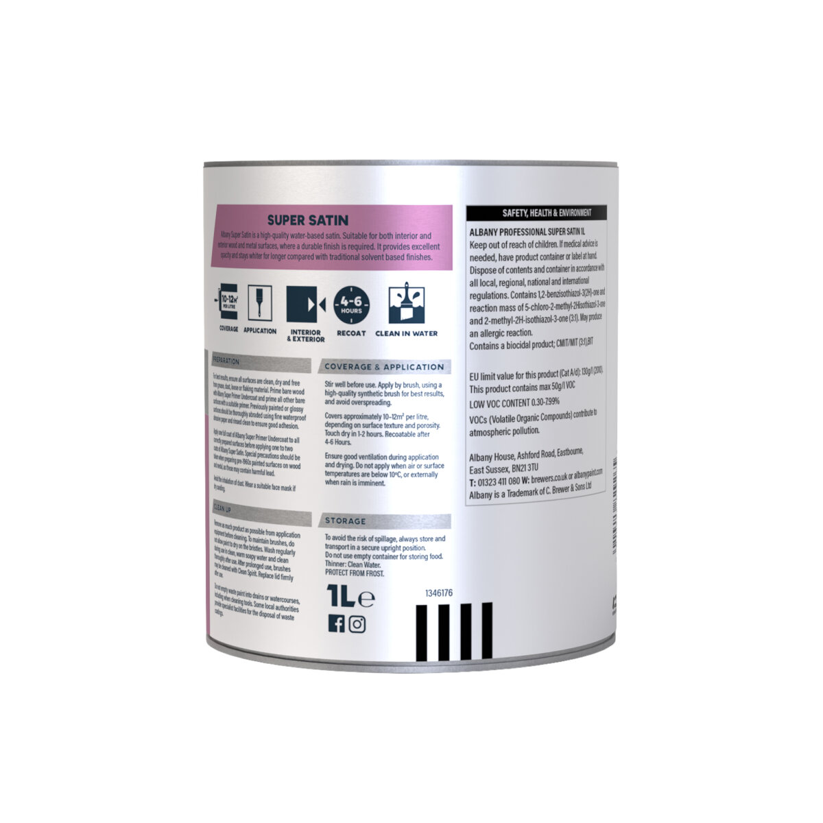 Albany Super Satin 1L Back