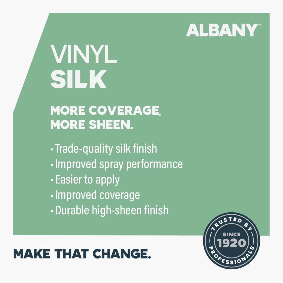 Albany Features & Benefits - Vinyl Silk