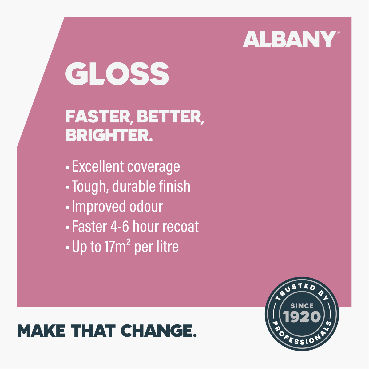 Albany Features & Benefits - Gloss