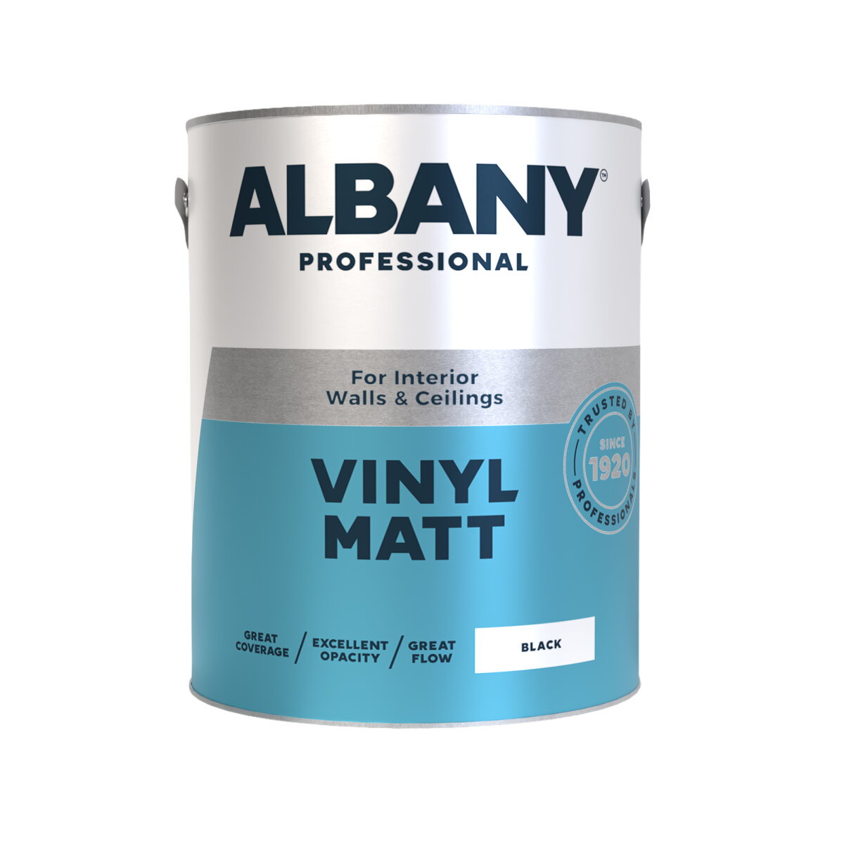 Albany Vinyl Matt Black 5L (AA0117050F)