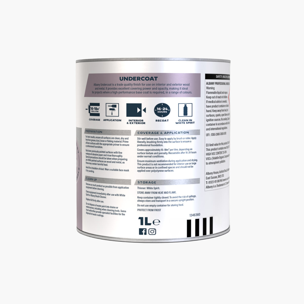 Albany Undercoat 1L Back
