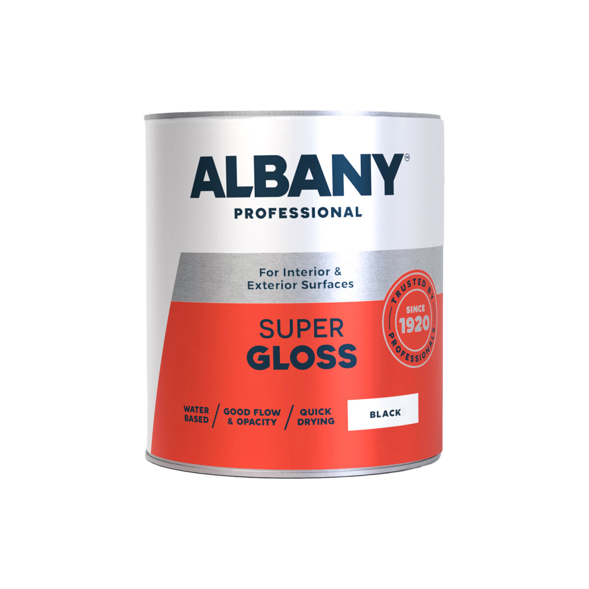 Albany Super Gloss Black 1L (AA0143050N)