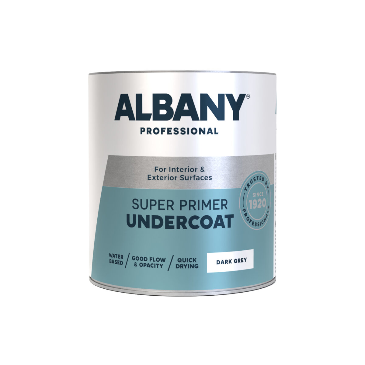Albany Super Primer Undercoat Dark Grey 1L (AA0147050N)