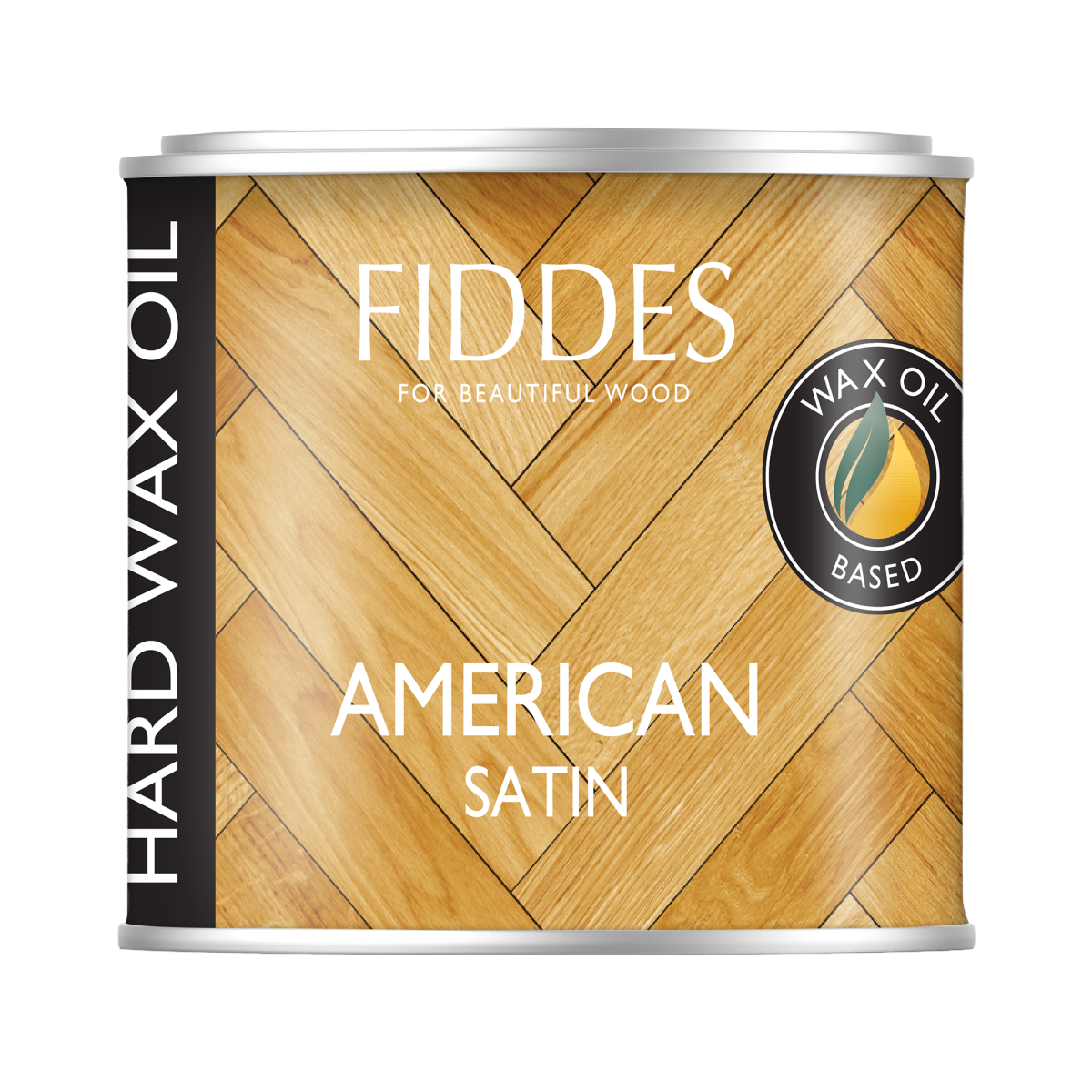 Fiddes Hard Wax Oil 45ml Sample Satin American PNG (HA227505T)