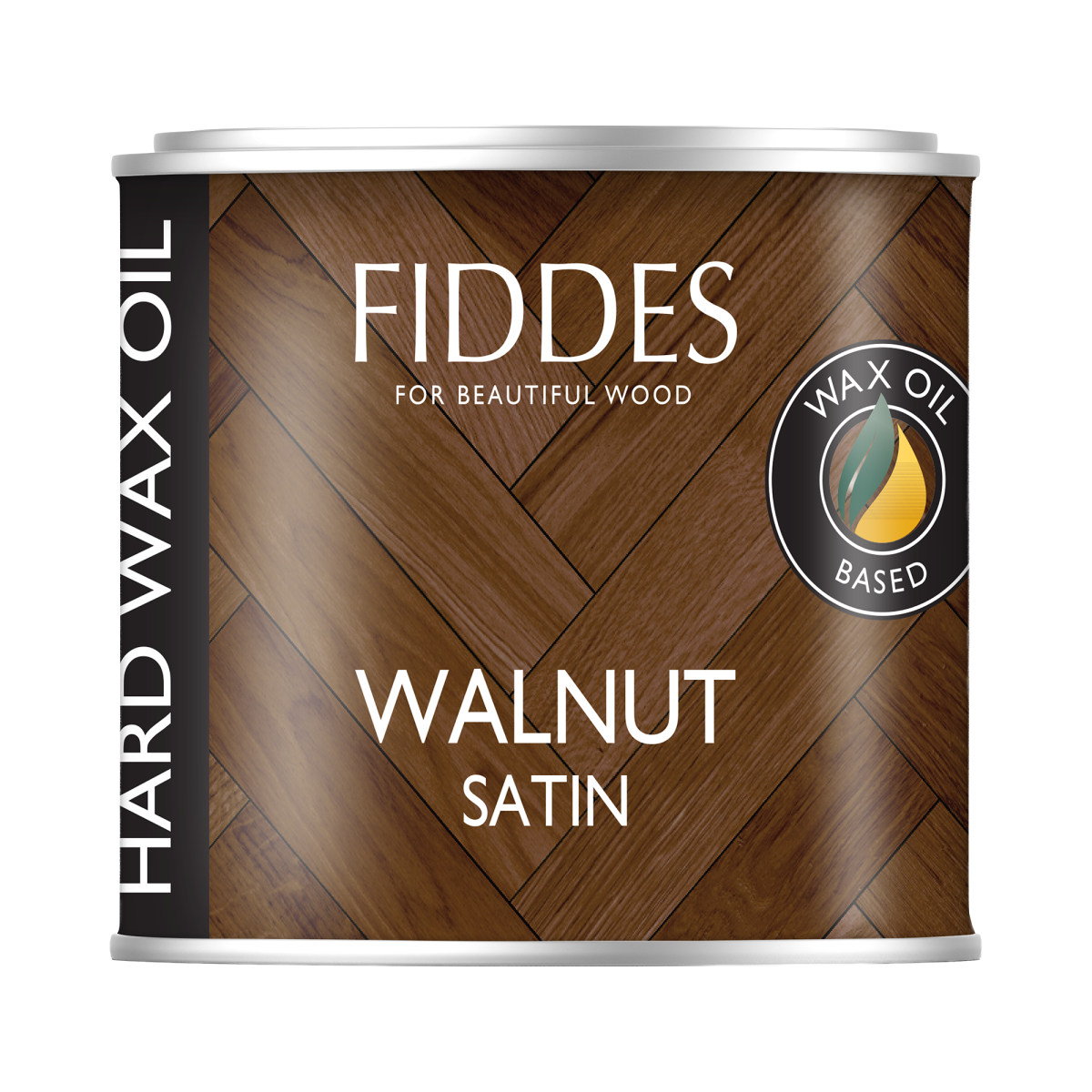 Fiddes Hard Wax Oil 45ml Sample Satin Walnut PNG (HA227540T)