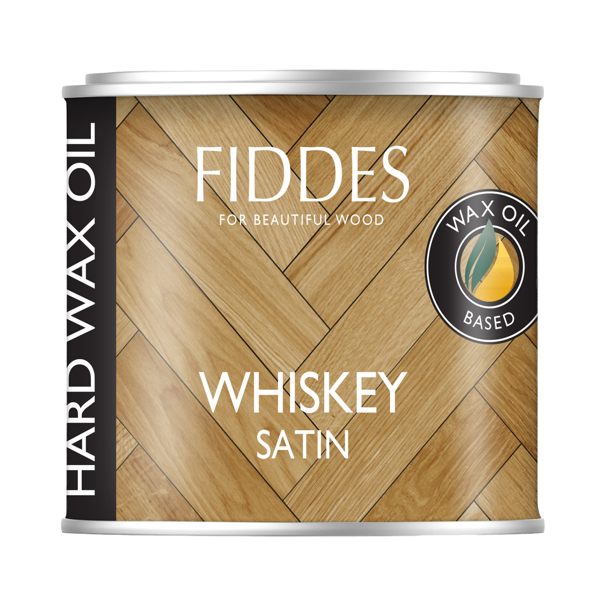 Fiddes Hard Wax Oil 45ml Sample Satin Whiskey PNG (HA227545T)