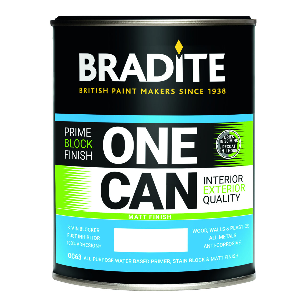 Bradite One Can OC63 Matt 1L