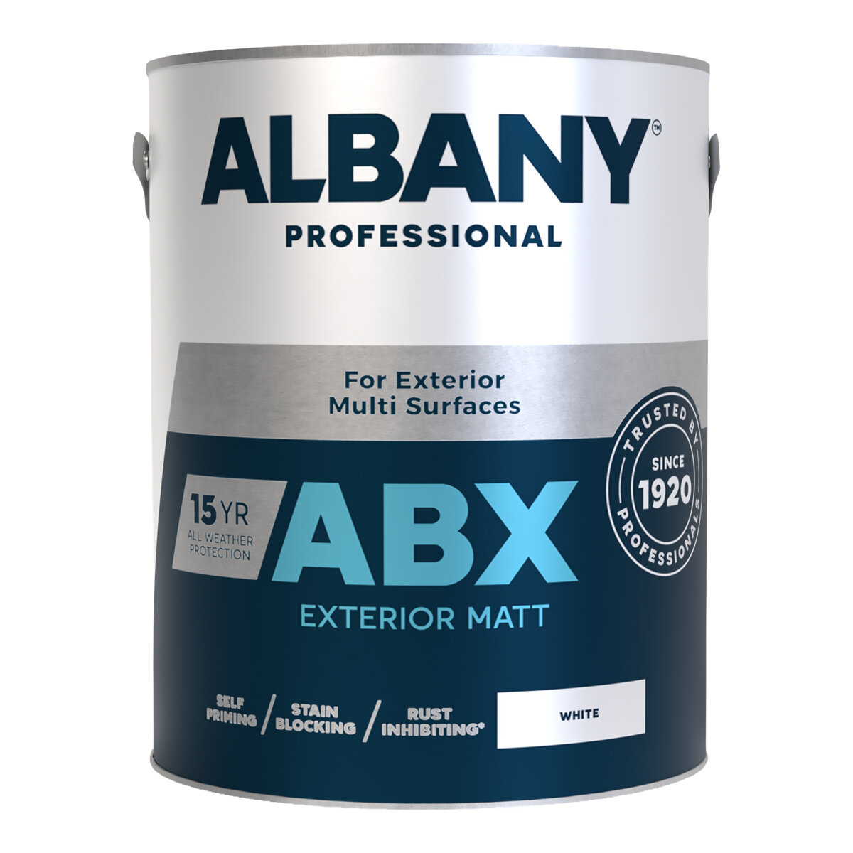 Albany ABX Exterior Matt White 5L (AA0751005F)