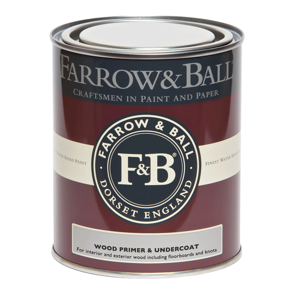 Farrow & Ball Wood Primer & Undercoat (Tinted) 750ML PNG