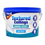 Textured Ceilings Coarse Finish White