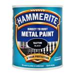 Direct to Rust Metal Paint Satin Black (Ready Mixed)