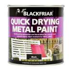 Quick Drying Metal Paint Gloss Black (Ready Mixed)