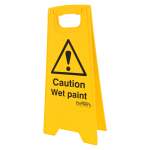 Warning Wet Paint A-Board Sign
