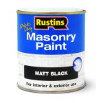 Quick Dry Masonry Paint Black