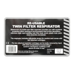 Twin Filter Re-Usable Respirator Class A1 P2